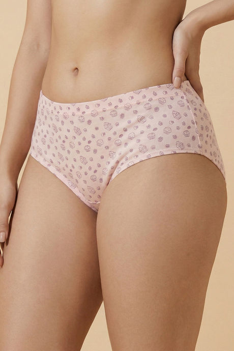 Zivame Medium Rise Full Coverage Hipster Panty (Pack of 3) -  Multicolor — image 4
